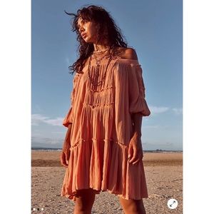 Free People Orange Dress